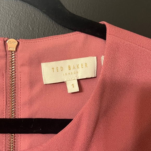 Ted Baker blush pink ruffle blouse - Picture 4 of 6